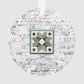 Barn Quilt Star 9 Ornament (achterkant)