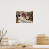 "Barn, Rogers, Ohio" - Patel op rijstpapier Poster (Keuken)