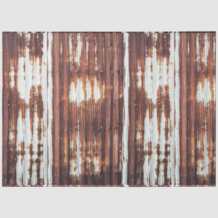 Barn Roof Corrugated Tin Tissuepapier