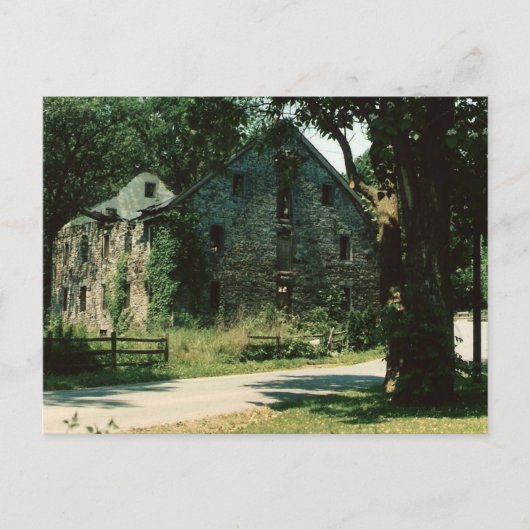 Barn Ruin Briefkaart (Voorkant)