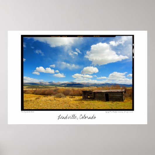 Barn & Sky, Leadville, Colorado Poster (Voorkant)