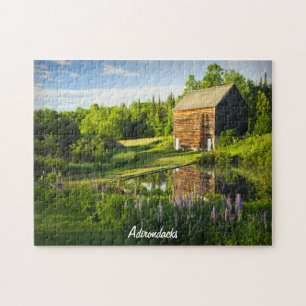  Barn Spring Adirondacks, N.Y. Foto Legpuzzel