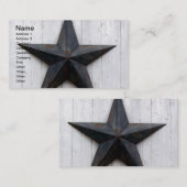 Barn Star Visitekaartje (Voorkant / Achterkant)