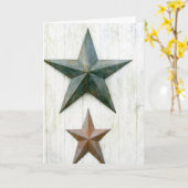 Barn Stars, Birthday Kaart (Gele Bloem)