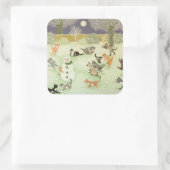 Barn Storming 2011 Vierkante Sticker (Tas)