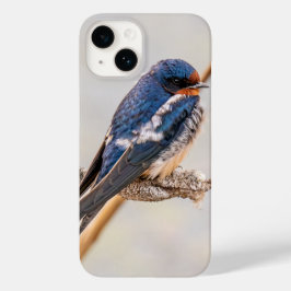 Barn Swallow Blue Bird Fotografie, Canadees Case-Mate iPhone 14 Hoesje