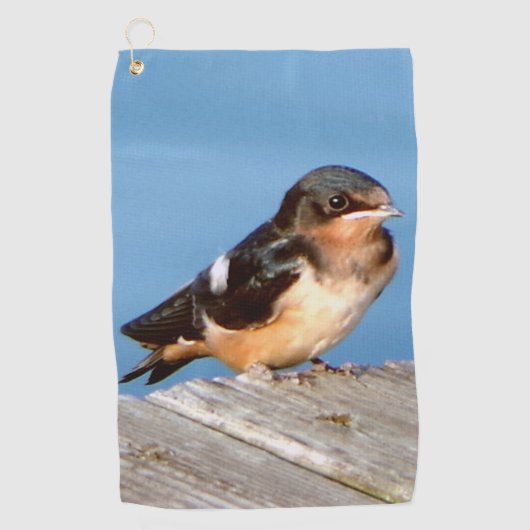 Barn Swallow golfhanddoek (Voorkant)