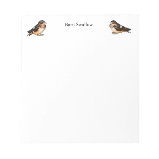 Barn Swallow-laptop Notitieblok (Voorkant)