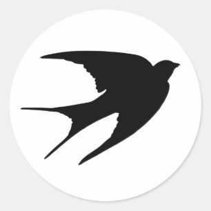 Barn Swallow Ronde Sticker