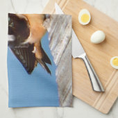 Barn Swallow serviette de cuisine (Quart Plié)