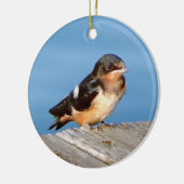Barn Swallow-versiering Keramisch Ornament (Links)