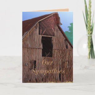 -Barn-sympathikaart of een willekeurig geval Kaart