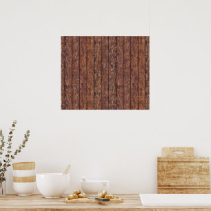Barn Wall, hout, houten planken, planken, bijtende Poster