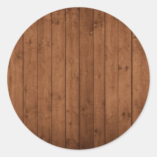 Barn Wall, hout, houten planken, planken, bijtende Ronde Sticker