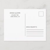 Barn wood Camping Rustic Mountains Save the Date Aankondigingskaart (Achterkant)