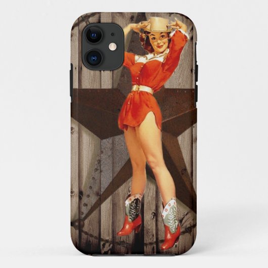 Barn wood Lone Star western land Cowgirl Case-Mate iPhone Case (Achterkant)