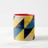 Barn Wood Painted Quilt Rustieke Workshop Mok (Center)