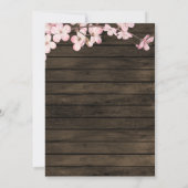 Barn Wood Sakura Pink Cherry Blossom zoet 16 Kaart (Achterkant)