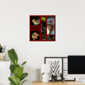 Barn Yard Montage Poster (Thuiskantoor)