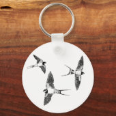 Barn-zwaluw Sleutelhanger (Voorkant)