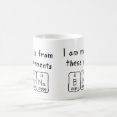 Barna nom de table périodique tasse (Centre)