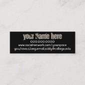 Barnacle Goose Persoonlijk contact Mini Visitekaartje (Voorkant)