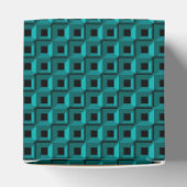 Barnacles in Turquoise Classic 2x2 Favor Box Bedankdoosjes (Bovenkant)