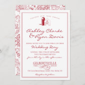 Barne Faire-part de mariage (Devant / Derrière)