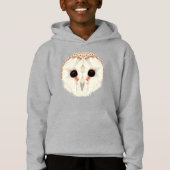 Barne Owl Kids Unisex Sweat - shirt à capuche de b (Devant)