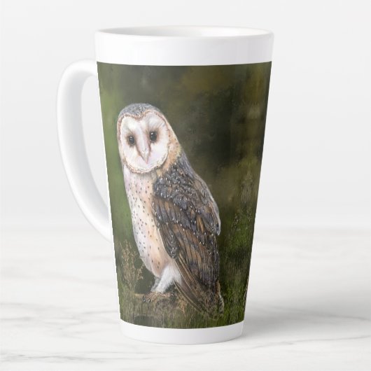 Barne Owl Latte Mug (Angle gauche)