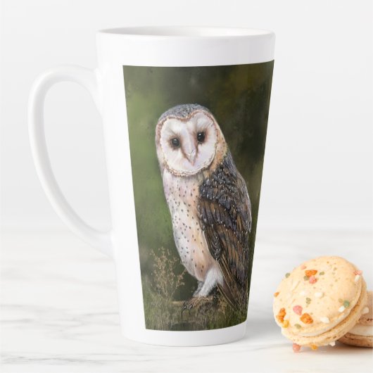 Barne Owl Latte Mug (En situation)