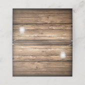 Barne Rustique Bois Mason Jar Lumières Cartes de p (Extérieur déplié)