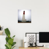 Barnegat Light Lighthouse Photo Poster (Thuiskantoor)