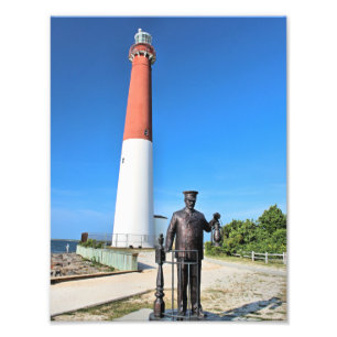 Barnegat Lighthouse, New Jersey Foto Print Afdruk