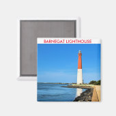 Barnegat Lighthouse, New Jersey Magnet (Recto/Verso)