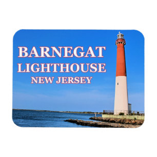 Barnegat Lighthouse, New Jersey Photo Magnet Magneet