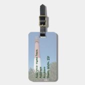 Barnegat Lighthouse Old Barney Bagagelabel (Voorkant verticaal)