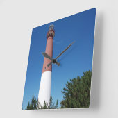 Barnegat Lighthouse Old Barney Vierkante Klok (Hoek)
