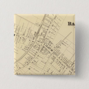 Barnegat, New Jersey 2 Vierkante Button 5,1 Cm