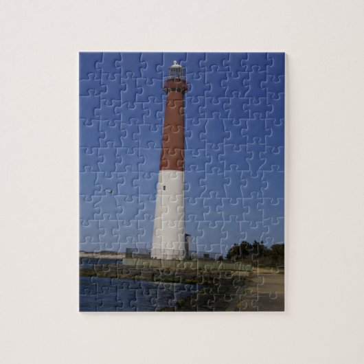 Barnegat Old Barney Lighthouse New Jersey Legpuzzel (Verticaal)