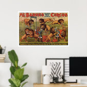 Barnes Circus Adverteren Poster uit de jaren twint (Thuiskantoor)