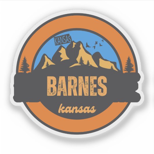 Barnes, Kansas Sticker (Voorkant)