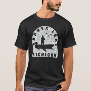Barnes Lake Vist Michigan T-shirt