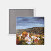 Barnet, Vermont, herfst in New England Magneet (Voorkant / Achterkant)