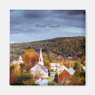 Barnet, Vermont, herfstkleuren Magneet