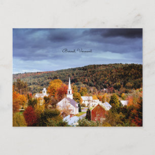 Barnet, Vermont, kleuren van de herfst Briefkaart