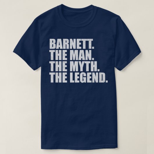 BarnettBarnett Achternaam Barnett T-shirt (Design voorkant)