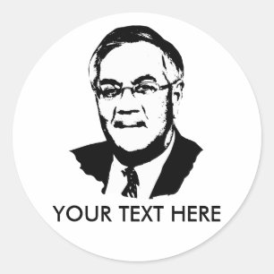 Barney Frank Gear Ronde Sticker