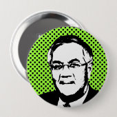 Barney Frank Ronde Button 4,0 Cm (Voorkant /achterkant)