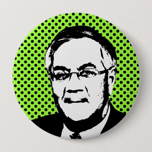 Barney Frank Ronde Button 4,0 Cm (Voorkant)